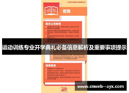 运动训练专业开学典礼必备信息解析及重要事项提示